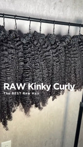 Raw kinky Curly