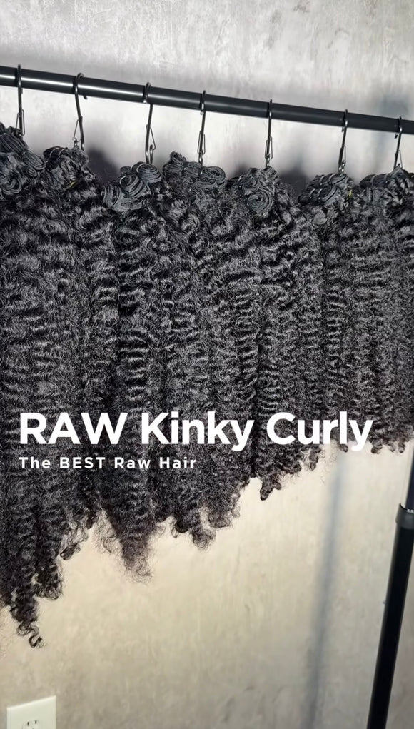 Raw kinky Curly