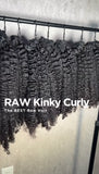 Raw kinky Curly