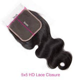 HD Brazilian Body Wave Lace Closure